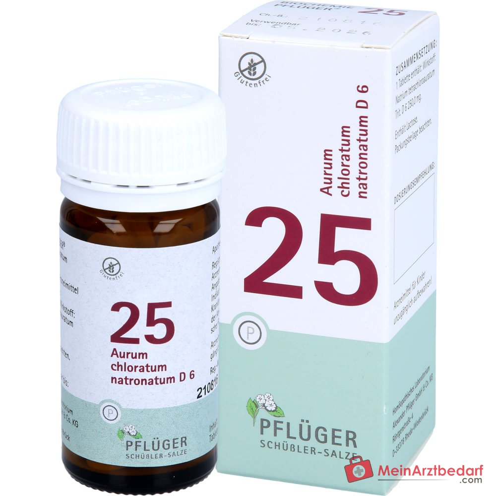 Biochemie Pflüger 25 Aurum chloratum natronatum D6 250 mg tabletten
