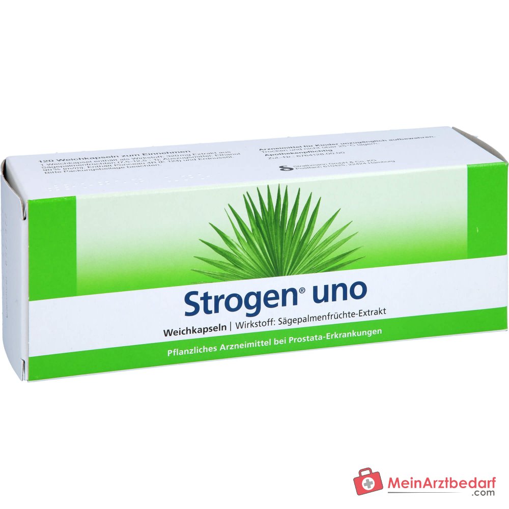 Strathmann Strogen uno Sägepalmenfrucht-Dickextrakt Weichkapseln, 60 St.