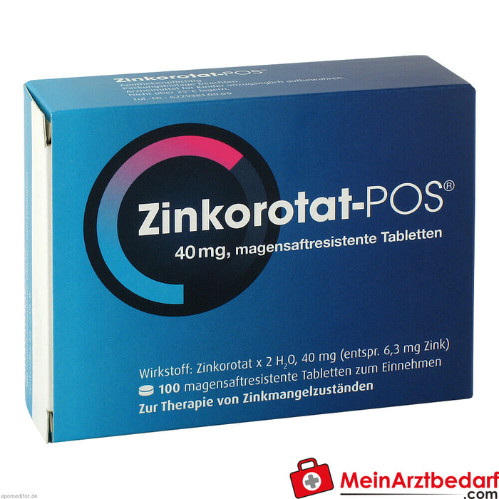 Orotato de zinco POS® 40 mg