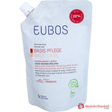 Eubos Basis Pflege Flüssig Wasch + Dusch Rot Waschlotion mit Frischeduft Nachfüllbeutel, 400 ml.