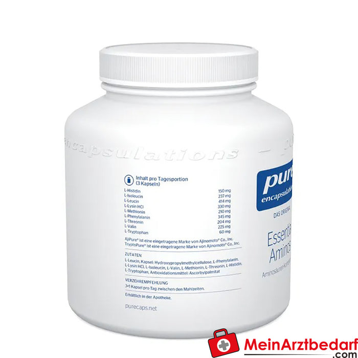 Pure Encapsulations® essentiële aminozuren, 180 capsules