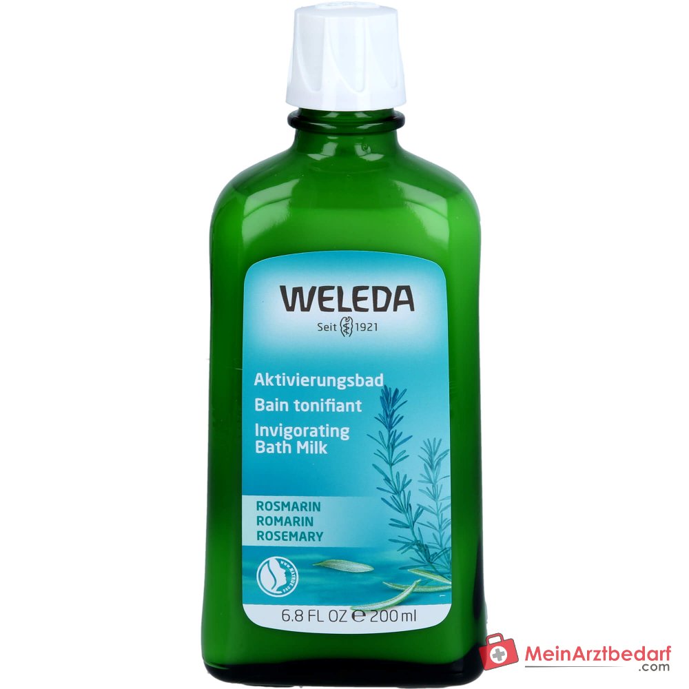 Weleda Rosmarin-Aktivierungsbad mit ätherischem Rosmarinöl, 200 ml