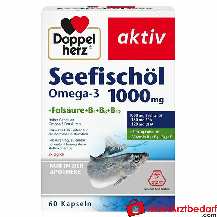 DOPPELHERZ ZEEFISCHOEL1000, 60 st.