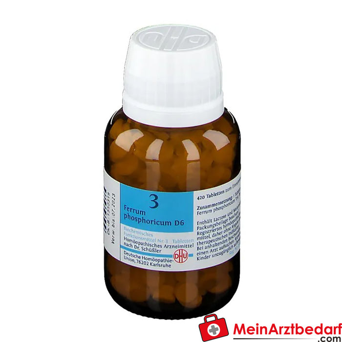 DHU Schuessler zout nr. 3® Ferrum phosphoricum D6