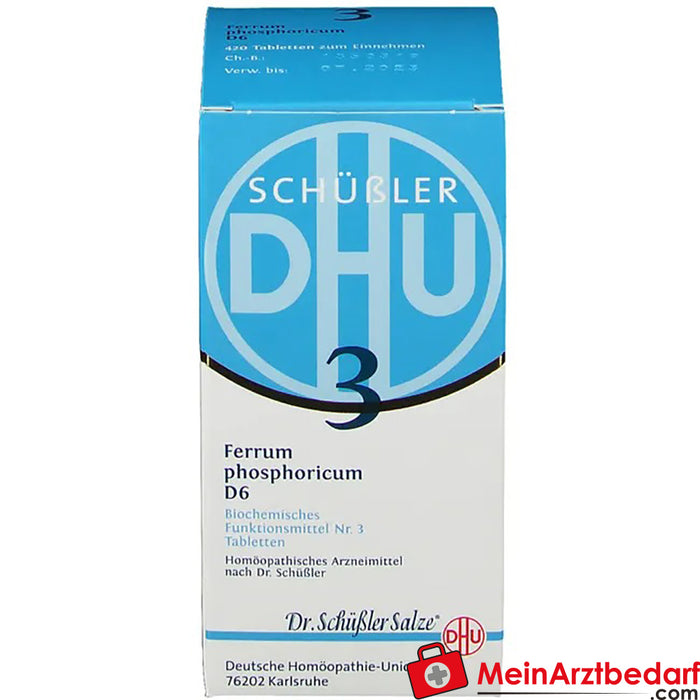 DHU Sale di Schuessler n. 3® Ferrum phosphoricum D6