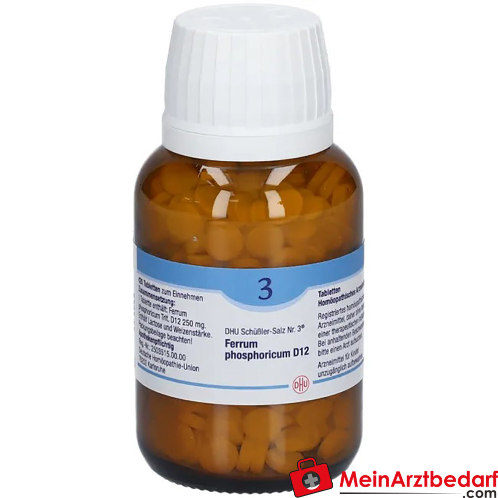 DHU Sal de Schuessler nº 3 Ferrum phosphoricum D12 250 mg glóbulos