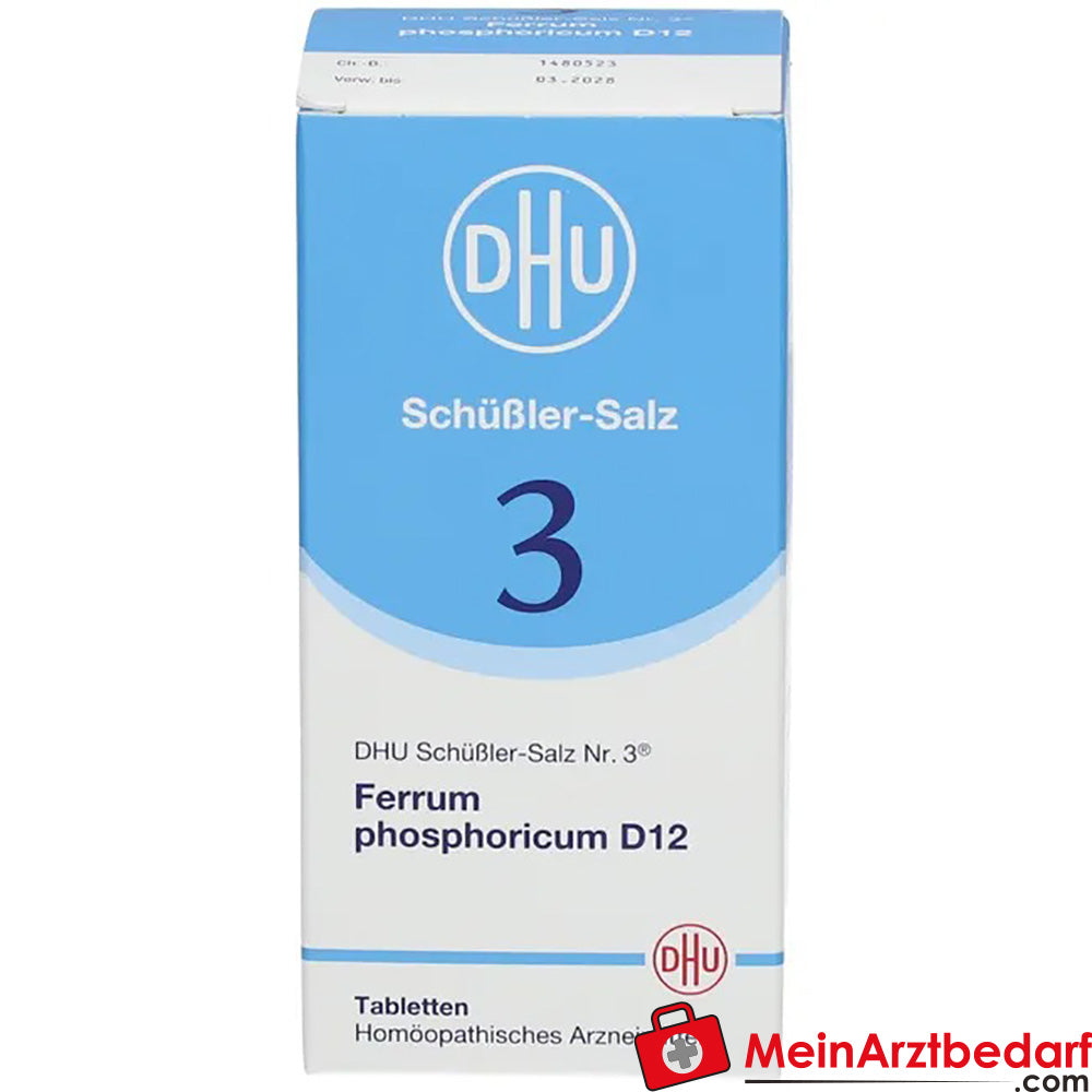 DHU Sal de Schuessler nº 3 Ferrum phosphoricum D12 250 mg glóbulos