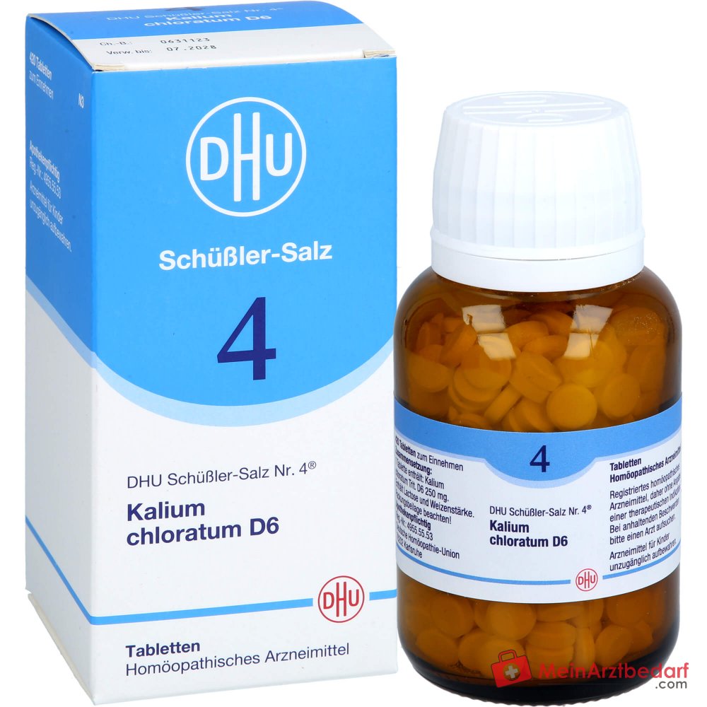 DHU Biochemie 4 Kalium Chloratum D6 Tabletten, 200 st.