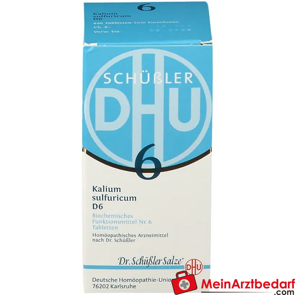 DHU Sel de Schüssler No 6 Kalium sulfuricum D6 250 mg comprimés