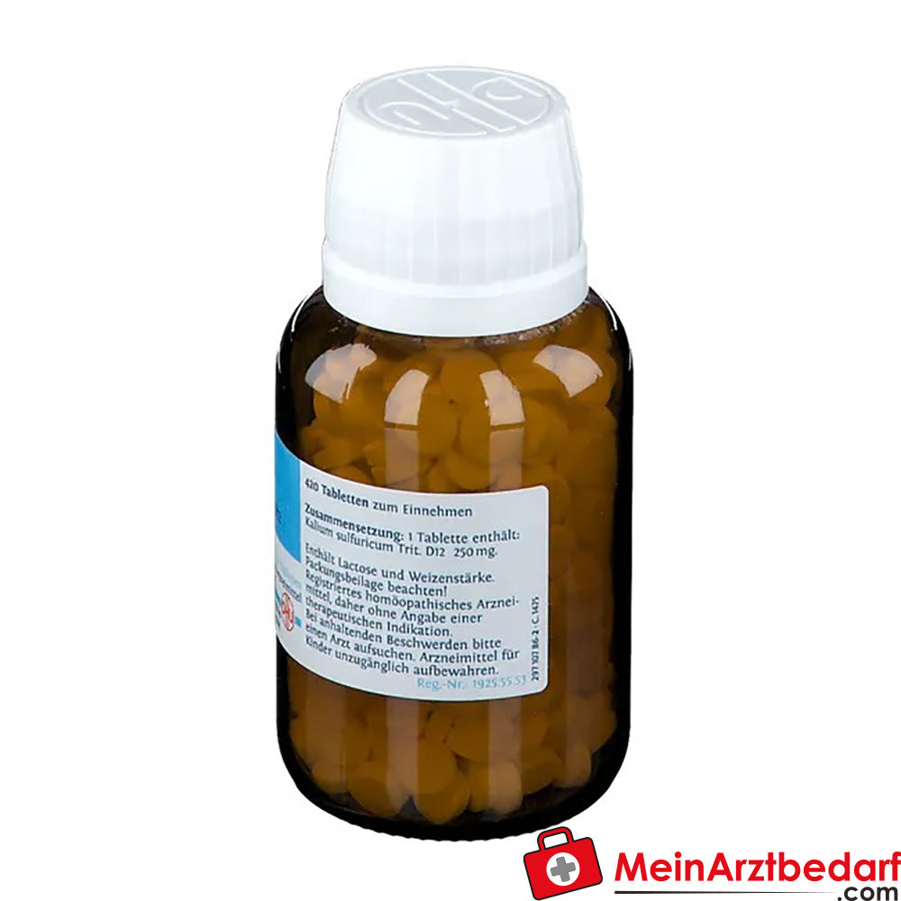 DHU Sale di Schuessler n. 6 D12 Potassio solforato hom. compresse medicinali