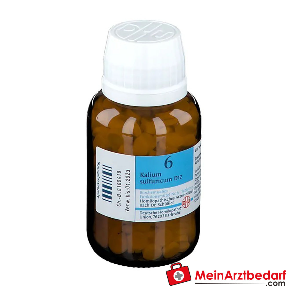 DHU Sale di Schuessler n. 6 D12 Potassio solforato hom. compresse medicinali
