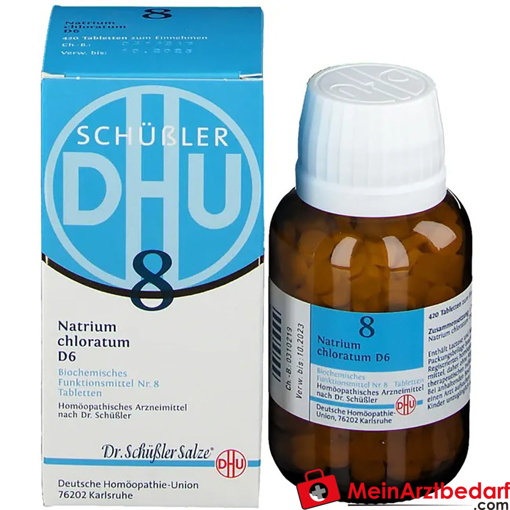 DHU Sale di Schuessler n. 8 Sodium chloratum D6 250 mg compresse 80 pezzi