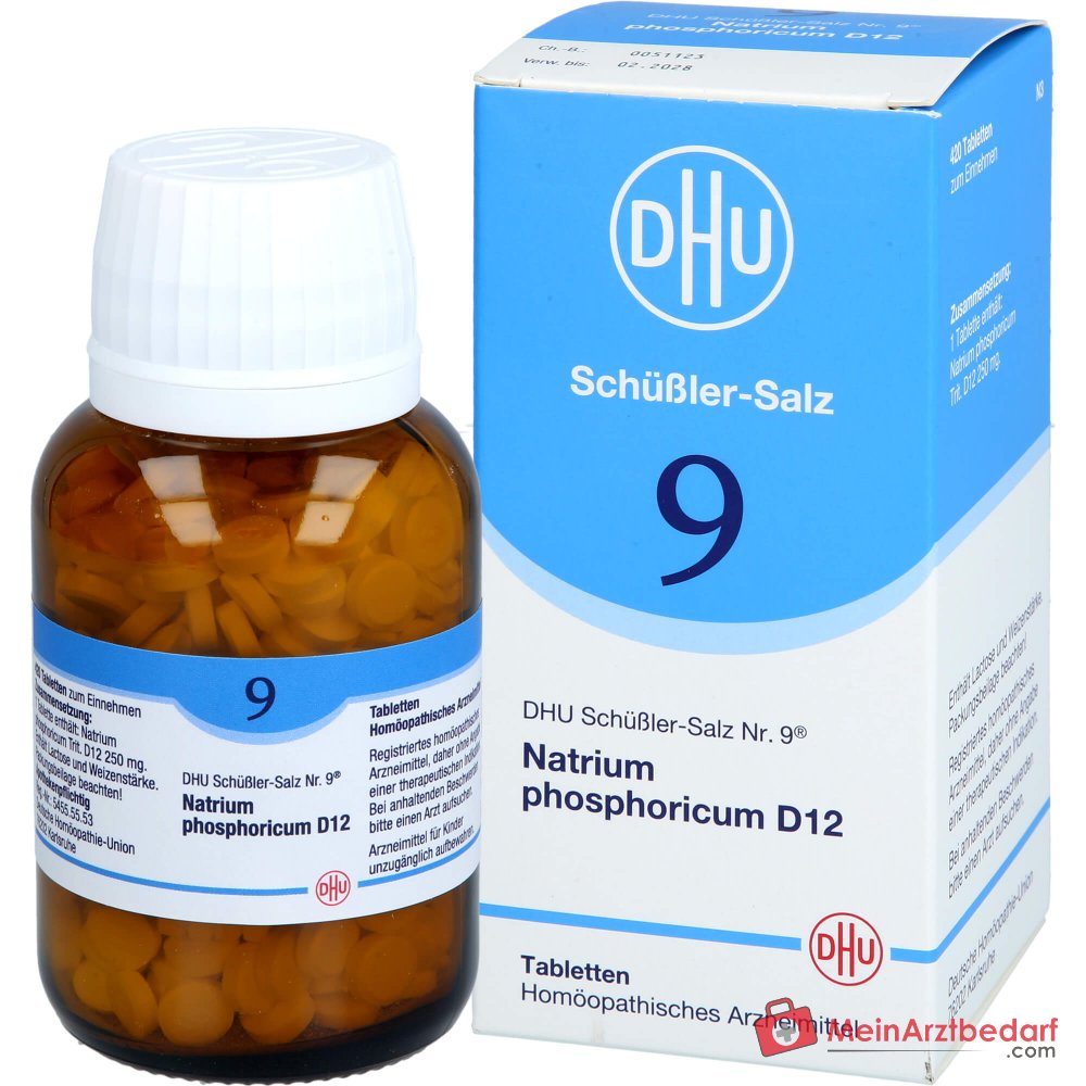 DHU Biochemie Natrium phosphoricum D12 250 mg Tabletten