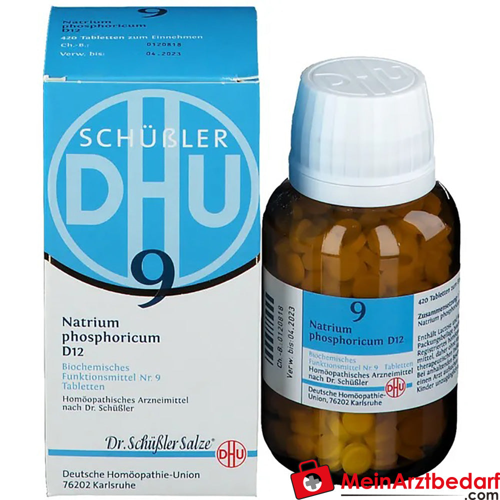 DHU Biochemie Natrium phosphoricum D12 250 mg Tabletten