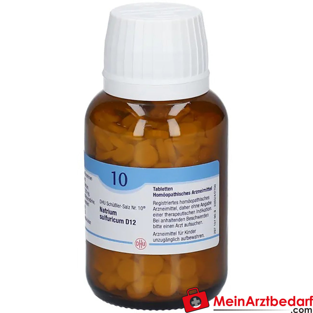 DHU Schuessler Sal nº 10 Natrium sulphuricum D12 Comprimidos 250 mg