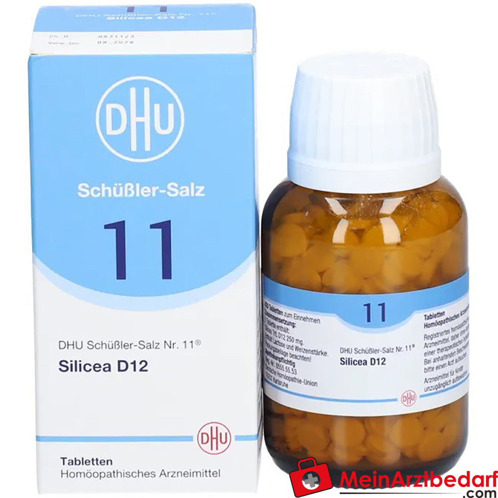 DHU Schuessler Sal nº 11 Silicea D12 Acidum silicicum 250 mg Comprimidos