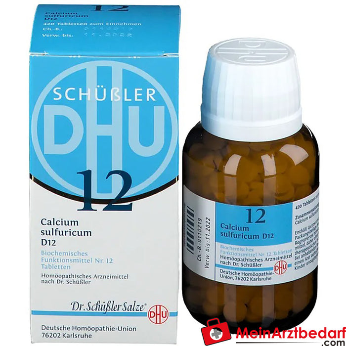 DHU Biochemistry 12 Calcium sulfuricum D12