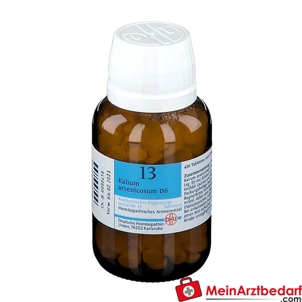DHU Bioquímica 13 Kalium arsenicosum D6 250 mg comprimidos
