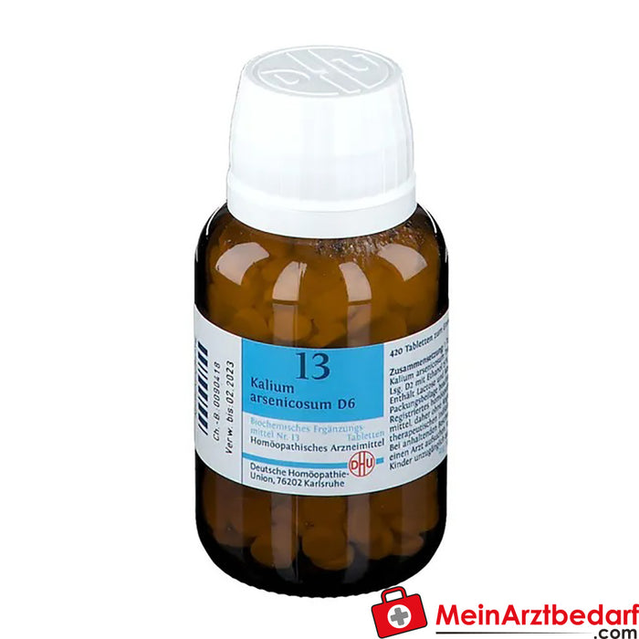 DHU Biochimie 13 Kalium arsenicosum D6
