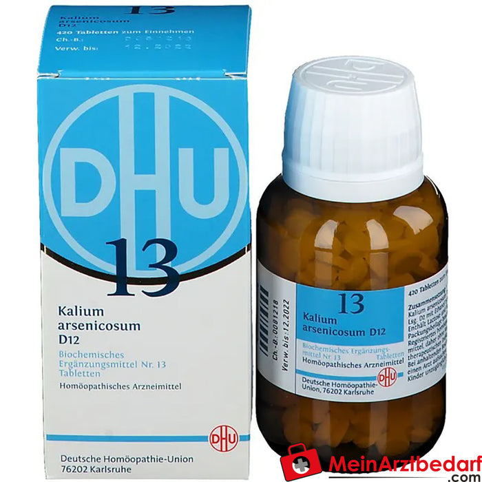 DHU 生物化学 13 Kalium arsenicosum D12