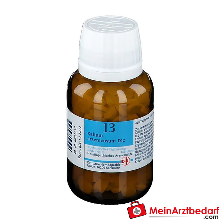 DHU Biochimie 13 Kalium arsenicosum D12