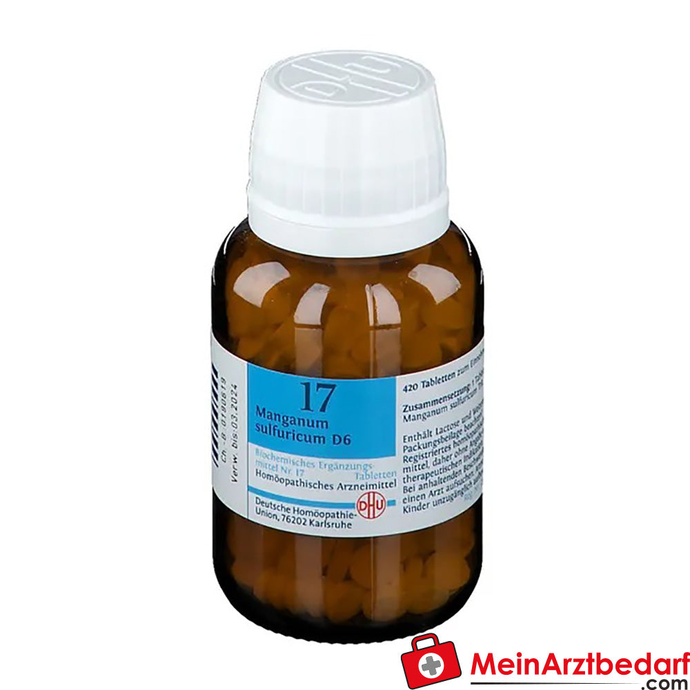 DHU Biochimie 17 Manganum sulfuricum D6 250 mg Comprimés