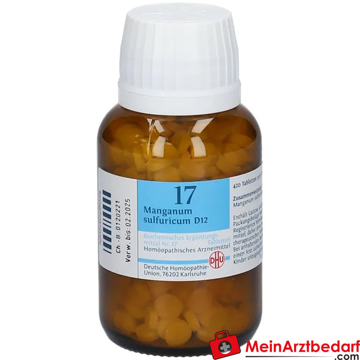 DHU 生物化学 17 Manganum sulfuricum D12