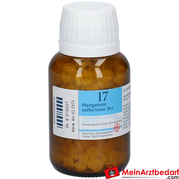 DHU Biochemie 17 Manganum sulfuricum D12