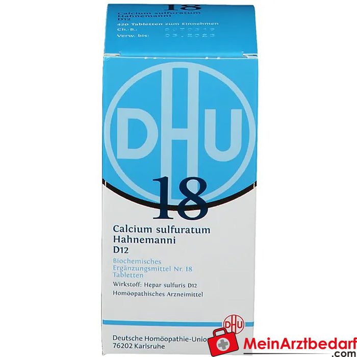 DHU Biochemistry 18 Calcium sulfuratum D12