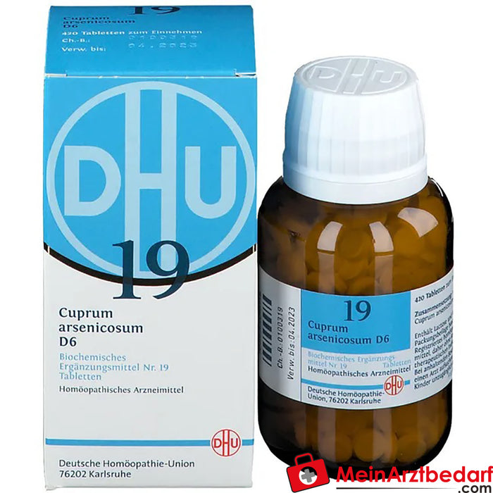 DHU Biochemistry 19 Cuprum arsenicosum D6