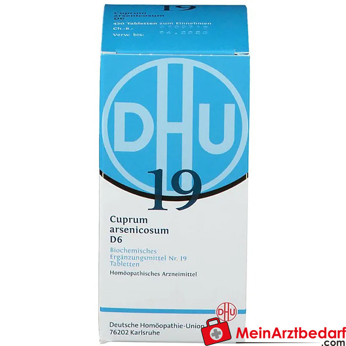 DHU Biochemistry 19 Cuprum arsenicosum D6