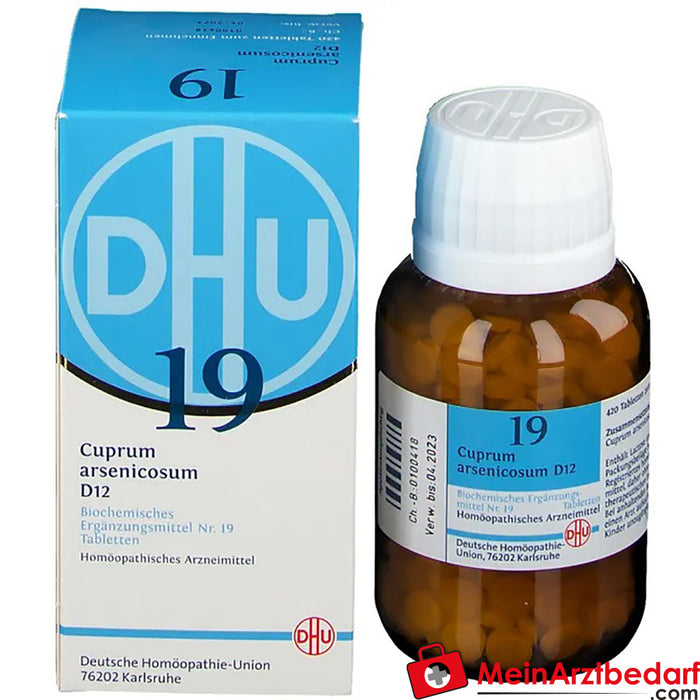DHU Biochimie 19 Cuprum arsenicosum D12