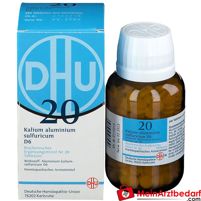 DHU Bioquímica 20 Potasio aluminio sulfúrico D6