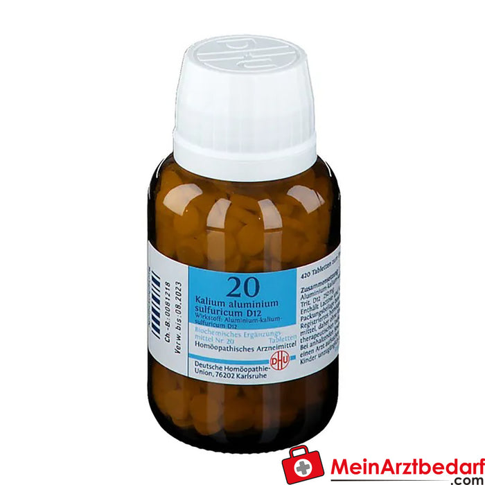 DHU Biyokimya 20 Potasyum alüminyum sülfürikum D12