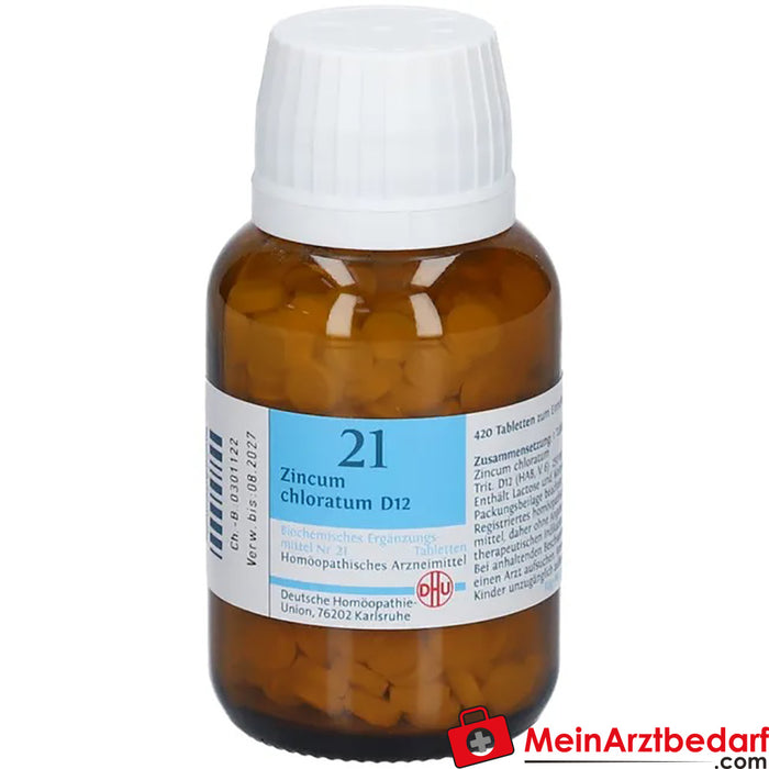 DHU Biochimie 21 Zincum chloratum D12