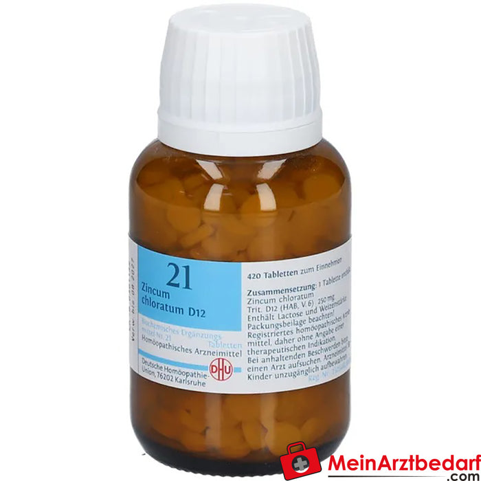 DHU Biochimie 21 Zincum chloratum D12