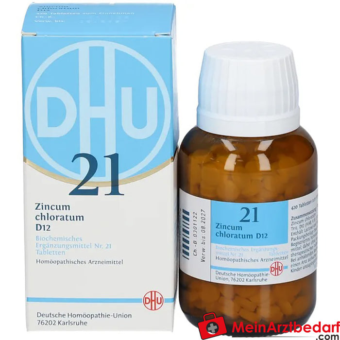 DHU Biochemistry 21 Zincum chloratum D12