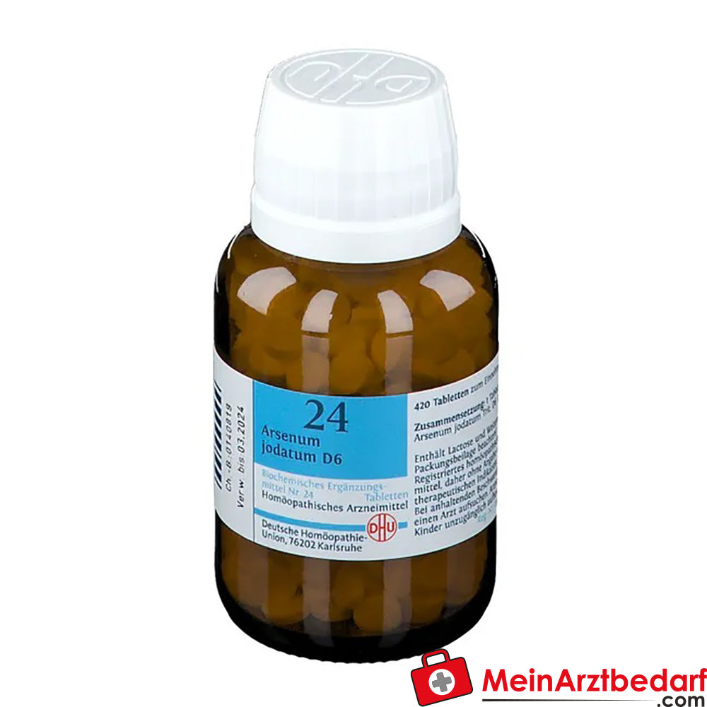 DHU Biochemie 24 Arsenum jodatum D6 250 mg Tabletten