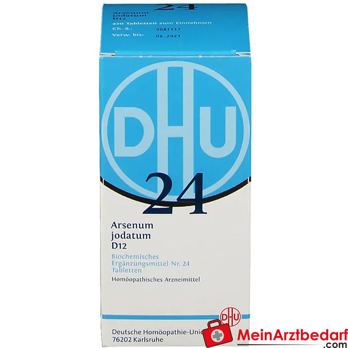 DHU Biochemistry 24 Arsenum iodatum D12