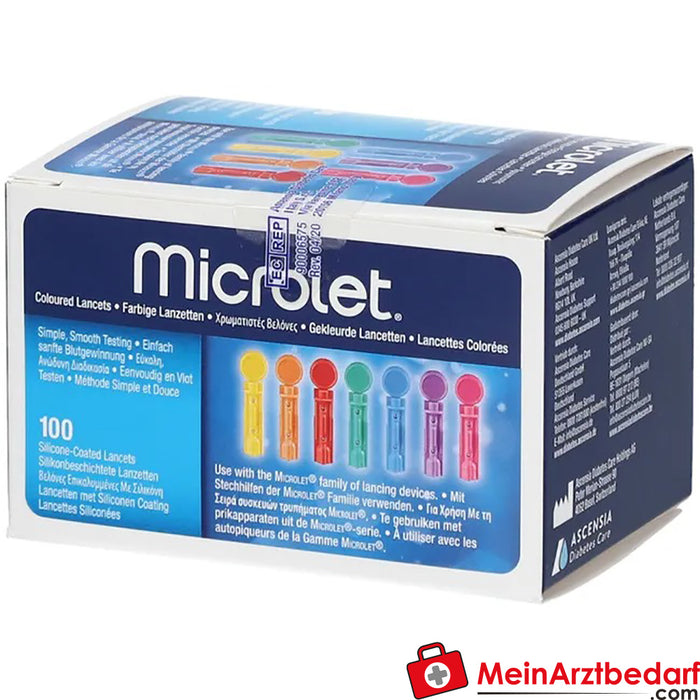 Microlet® Lansetler, 100 adet.