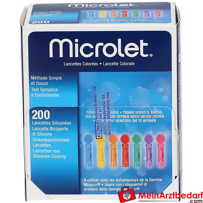 Microlet® Lansetler, 200 adet.