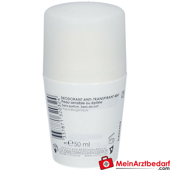 VICHY Deodorante Sensitive Anti-traspirante 48h Roll-on, 50ml