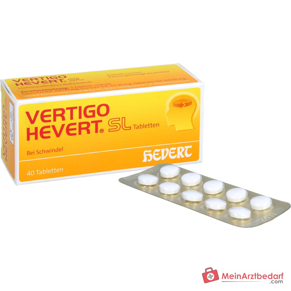 Hevert Vertigo SL Tabletten, 40 st.
