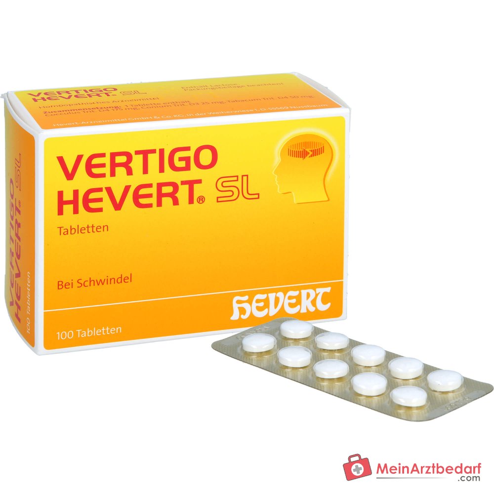 Hevert Vertigo SL Tabletten, 100 stuks.
