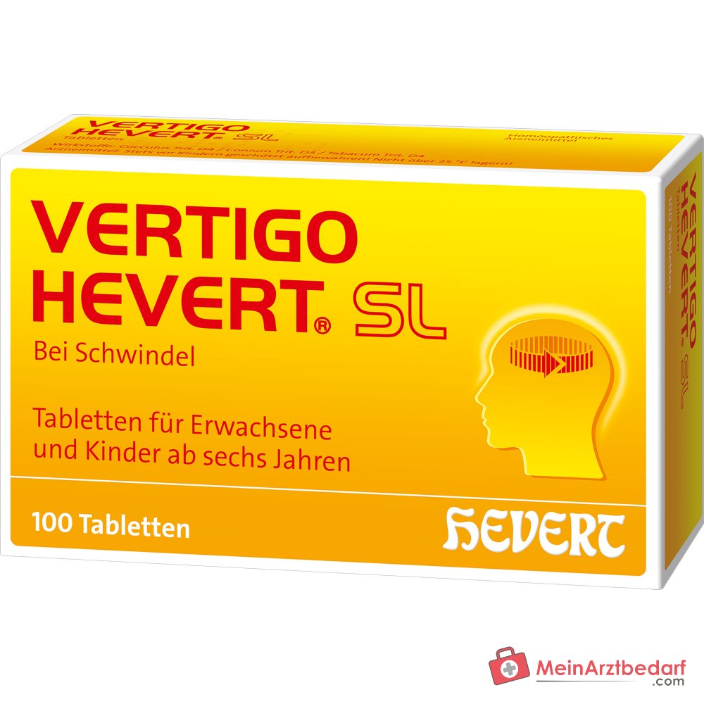 Hevert Vertigo SL Tabletten, 100 stuks.