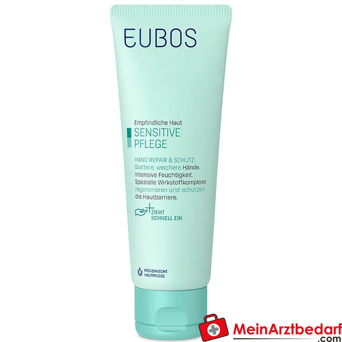 EUBOS Crema mani sensibile riparatrice e protettiva, 75 ml