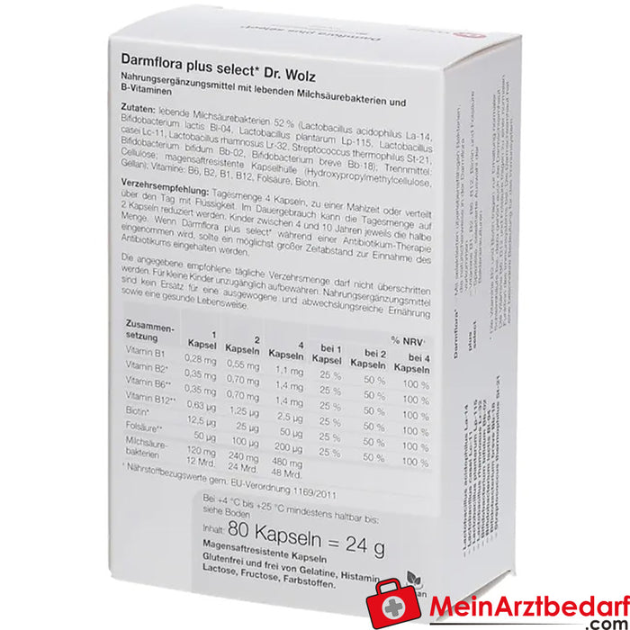 Flore intestinale plus® select, 80 comprimés