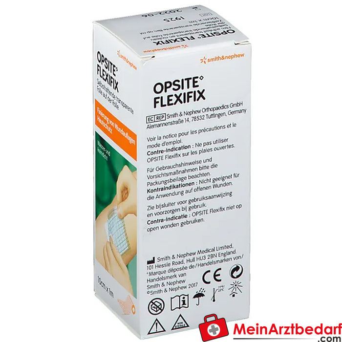 OPSITE® Flexifix 非灭菌型 10 厘米 x 1 米，1 件。