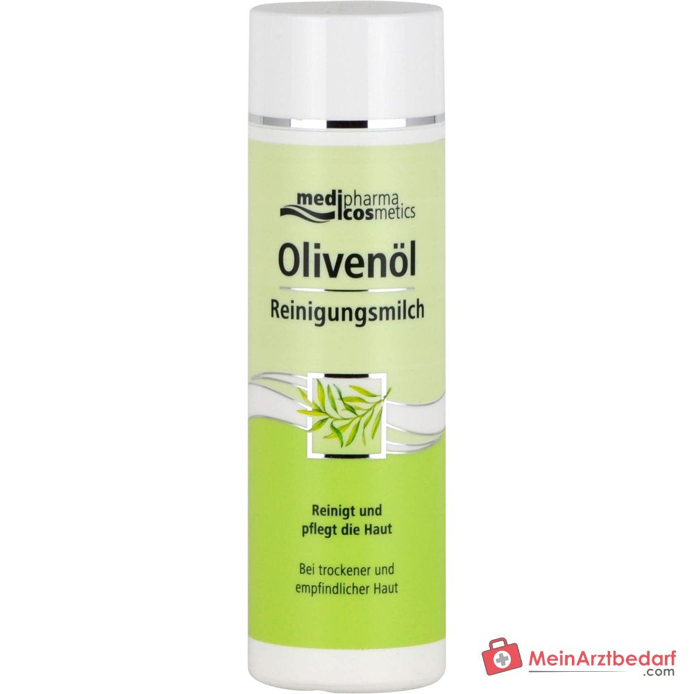 medipharma cosmetics Leche de limpieza con aceite de oliva, 200 ml