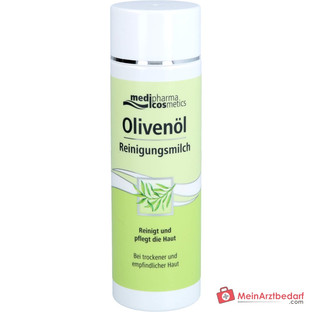 medipharma cosmetics Leche de limpieza con aceite de oliva, 200 ml